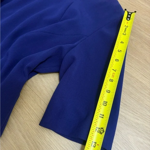Tahari Arthur S. Levine Royal Blue Sheath Dress Size 12 - Picture 6 of 11